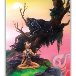 Moonlark and Starpanther Print