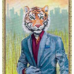 Smooth Mr. Sleekstripes Print